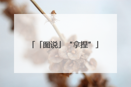 「图说」“拿捏”