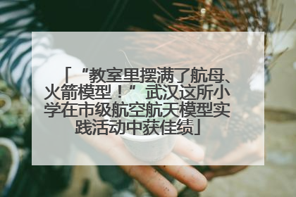 “教室里摆满了航母、火箭模型！”武汉这所小学在市级航空航天模型实践活动中获佳绩