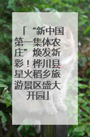 “新中国第一集体农庄”焕发新彩！桦川县星火稻乡旅游景区盛大开园