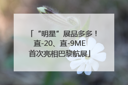 “明星”展品多多！直-20、直-9ME首次亮相巴黎航展