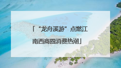 “龙舟溪游”点燃江南西商圈消费热潮
