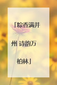 粽香满并州 诗韵万柏林