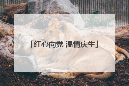 红心向党 温情庆生