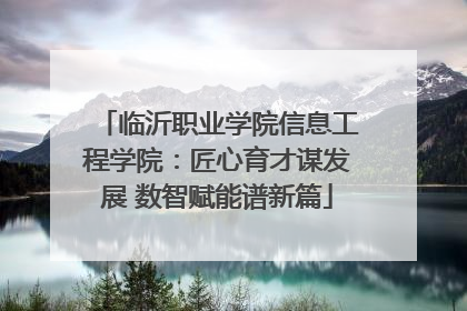 临沂职业学院信息工程学院：匠心育才谋发展 数智赋能谱新篇