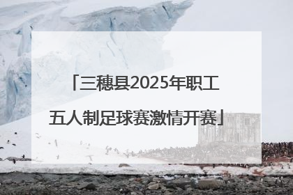 三穗县2025年职工五人制足球赛激情开赛
