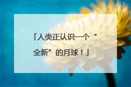 人类正认识一个“全新”的月球！