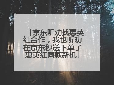 京东听劝找惠英红合作，我也听劝在京东秒送下单了惠英红同款新机