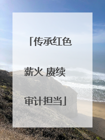 传承红色薪火 赓续审计担当