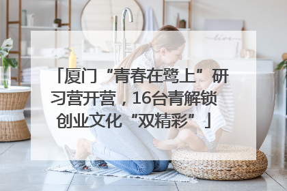 厦门“青春在鹭上”研习营开营，16台青解锁创业文化“双精彩”