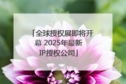 全球授权展即将开幕 2025年最新IP授权公司
