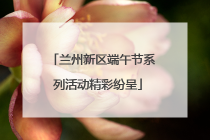 兰州新区端午节系列活动精彩纷呈