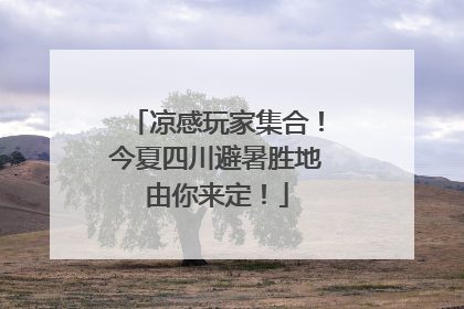 凉感玩家集合！今夏四川避暑胜地由你来定！