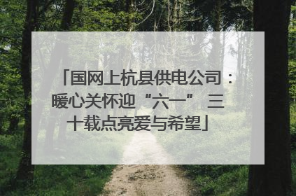 国网上杭县供电公司：暖心关怀迎“六一” 三十载点亮爱与希望