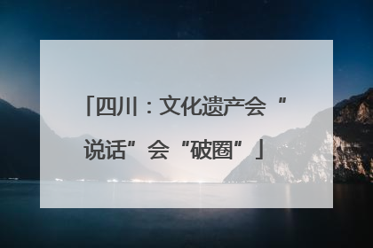 四川：文化遗产会“说话”会“破圈”