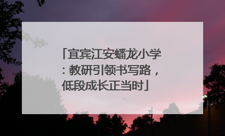 宜宾江安蟠龙小学：教研引领书写路，低段成长正当时