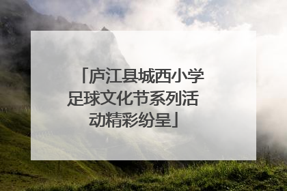 庐江县城西小学足球文化节系列活动精彩纷呈