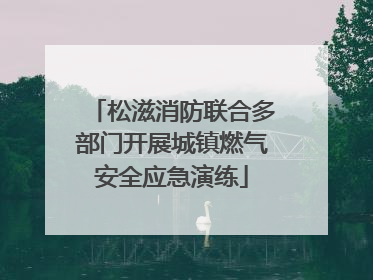 松滋消防联合多部门开展城镇燃气安全应急演练
