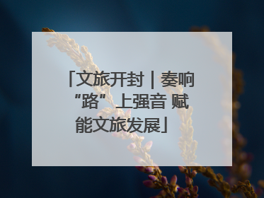 文旅开封｜奏响“路”上强音 赋能文旅发展