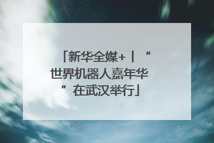 新华全媒+丨“世界机器人嘉年华”在武汉举行