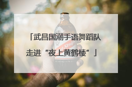 武昌国潮手语舞蹈队走进“夜上黄鹤楼”