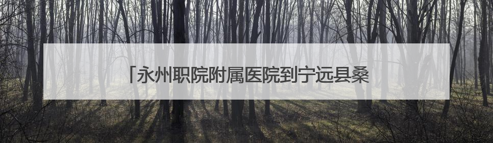永州职院附属医院到宁远县桑梓头村开展乡村振兴专题调研