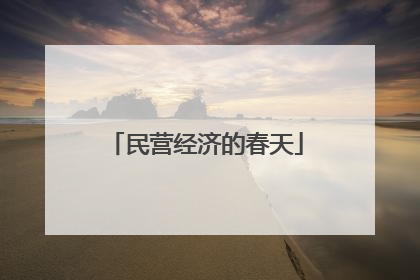 民营经济的春天