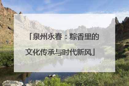 泉州永春：粽香里的文化传承与时代新风