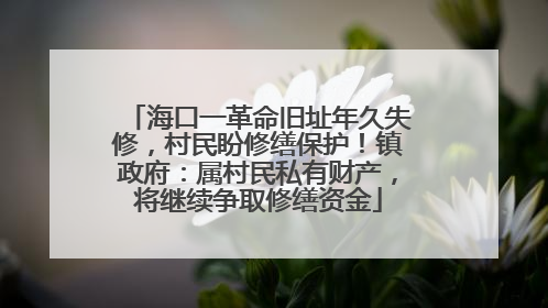 海口一革命旧址年久失修，村民盼修缮保护！镇政府：属村民私有财产，将继续争取修缮资金