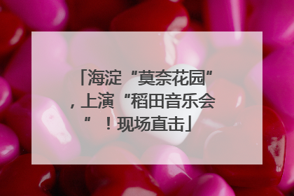 海淀“莫奈花园”，上演“稻田音乐会”！现场直击