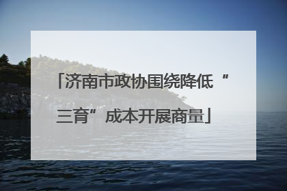 济南市政协围绕降低“三育”成本开展商量
