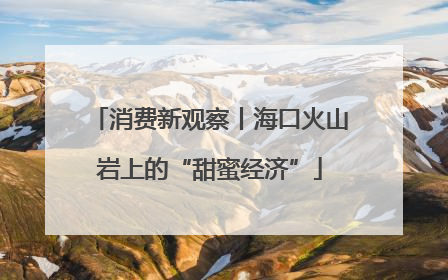消费新观察丨海口火山岩上的“甜蜜经济”