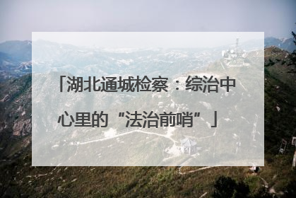 湖北通城检察：综治中心里的“法治前哨”