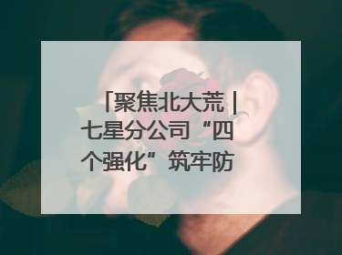 聚焦北大荒｜七星分公司“四个强化”筑牢防汛减灾屏障