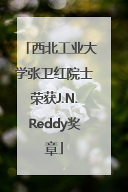 西北工业大学张卫红院士荣获J.N.Reddy奖章