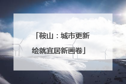 鞍山：城市更新绘就宜居新画卷
