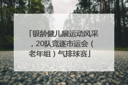 银龄健儿展运动风采，20队竞逐市运会（老年组）气排球赛