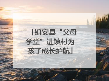镇安县“父母学堂”进镇村为孩子成长护航