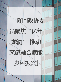 隆回政协委员聚焦“亿年龙洞” 推动文旅融合赋能乡村振兴