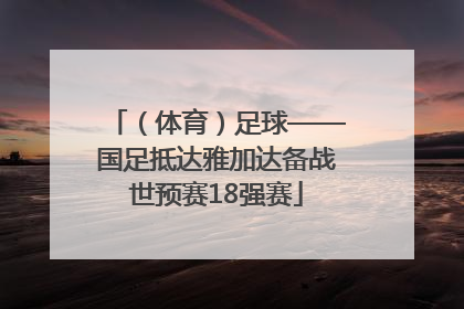 （体育）足球——国足抵达雅加达备战世预赛18强赛