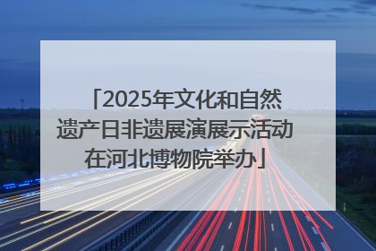 2025年文化和自然遗产日非遗展演展示活动在河北博物院举办